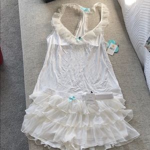 ✨NWT Betsey Johnson Size S PJ set - White, Size S
